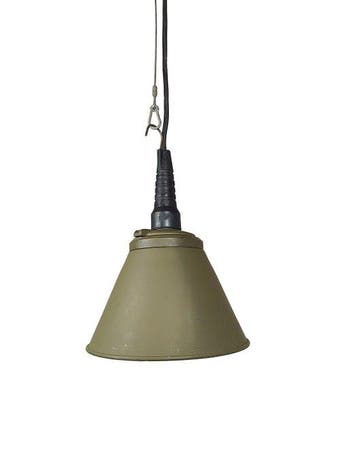 Onbekend - Lamp - Een prachtige Industriële militaire
