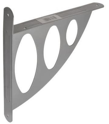 Plankdrager Ovaal Open Grijs 194x200, Huis en Inrichting, Woonaccessoires | Wandplanken en Boekenplanken, Verzenden, Nieuw