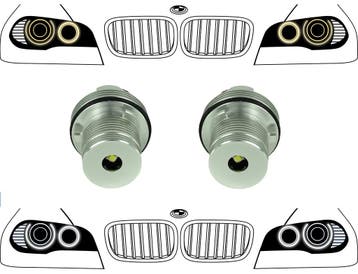 LED Angel Eyes upgrade kit H8 7000K geschikt voor BMW E39/E5, Verzenden, Nieuw, BMW