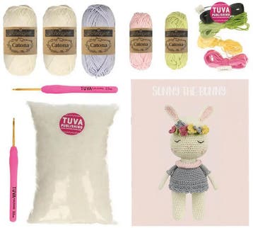 Tuva Sunny the Bunny Haken - Amigurumi Knuffel Haakpakket, Ophalen of Verzenden, Nieuw
