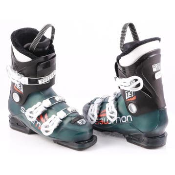 35 36 37 38 39 40 41 kinder skischoenen SALOMON T3 petrol, Verzenden, Gebruikt, Salomon
