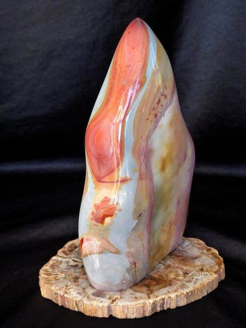Jaspis Menselijk gezicht - Hoogte: 19.5 cm - Breedte: 5 cm-