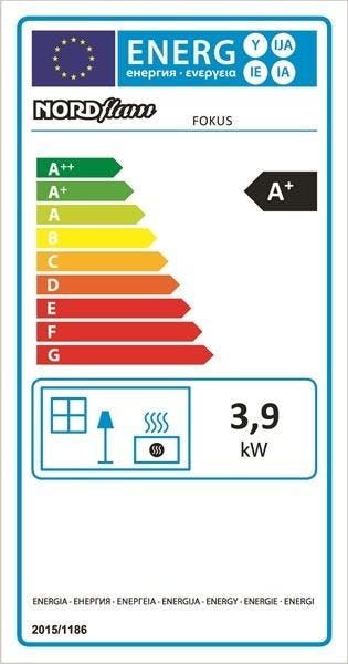 Houtkachel Nordflam Fokus, Nieuw