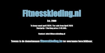 Fitnesskleding.nl | Premium generieke .nl domeinnaam te koop