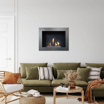 Xaralyn Serra bio-ethanol wandhaard Grijs, Huis en Inrichting, Haarden, Verzenden, Nieuw, Elektrische haard