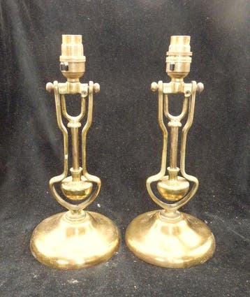 Decorative ships lamp (2) - 2 antieke Cardanische