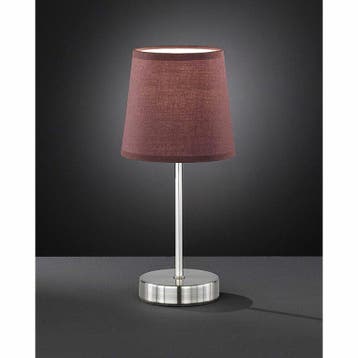Wofi tafellamp Cesena Bruin max. 42W E14 met schakelaar, Ophalen of Verzenden, Nieuw