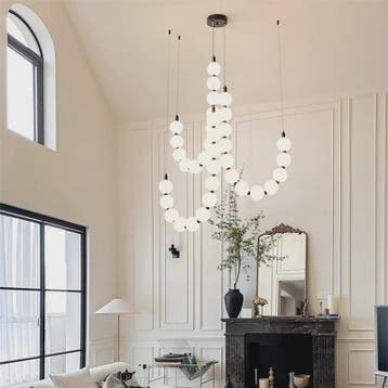 Moderne Scandinavische Plafondlamp met Bolvormige Lampjes -, Verzenden, Nieuw