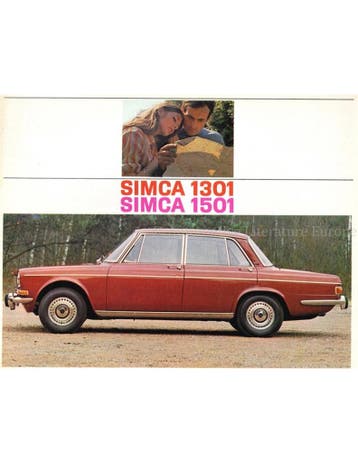 1967 SIMCA 1301 | 1501 BROCHURE NEDERLANDS, Nieuw, Author