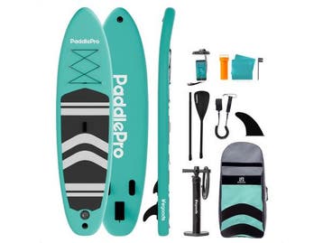 Veiling - LifeGoods PaddlePro SUP Board met Zitje - Opblaasb, Nieuw