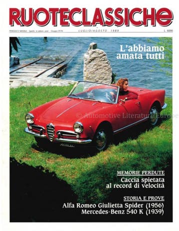 1989 RUOTECLASSICHE MAGAZINE 20 ITALIAANS, Nieuw, Author