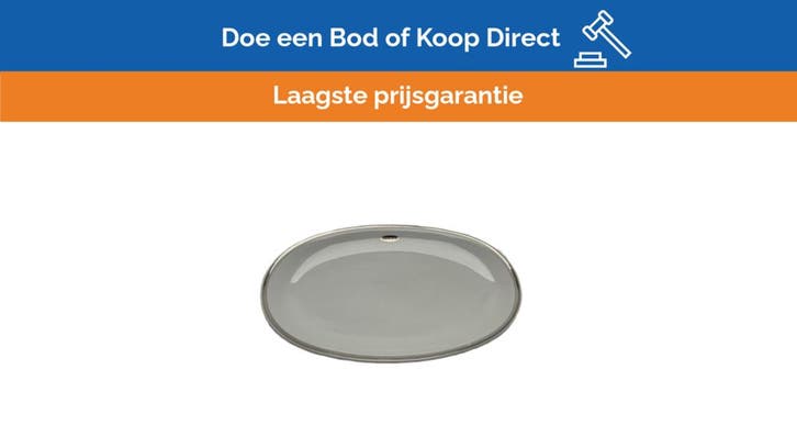 Bieden: Richard Ginori Pershing Oval Porcelain Serving Plat, Huis en Inrichting, Woonaccessoires | Overige, Nieuw, Ophalen of Verzenden