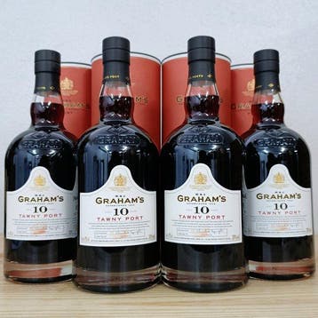 Grahams - 10 years old Tawny - Porto - 4 Flessen (0.75, Nieuw