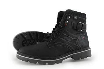 S.oliver Veterboots in maat 44 Zwart, Verzenden, Zwart, Boots, Zo goed als nieuw