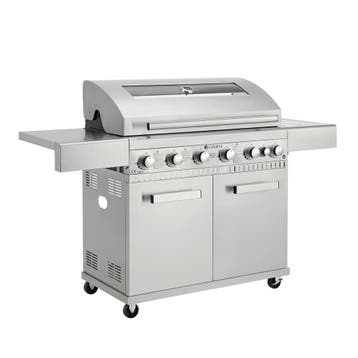 Barbecue / Gasgrill / BBQ Minnesota - 7-Pits - RVS - Incl. A, Verzenden, Nieuw