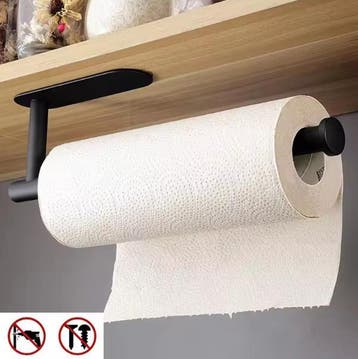 RVS Toiletrolhouder Zelfklevend – Zonder Boren Wandmontage, Verzenden, Nieuw