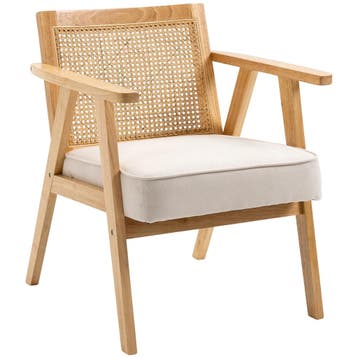 TRUUSK Fauteuil Relaxstoel Met Armleuningen - Zitkussen - Ri, Huis en Inrichting, Woonaccessoires | Kussens, Verzenden, Nieuw