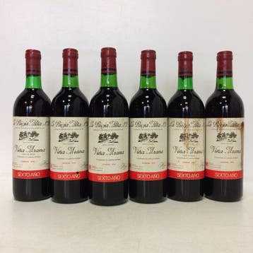 1970 La Rioja Alta, Viña Arana Sexto Año - Rioja - 6 Flessen, Nieuw