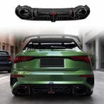 Diffuser With Black Exhaust Tips Voor Audi A3 S Line/S3 8Y, Ophalen of Verzenden, Nieuw