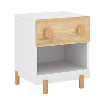 Kindernachtkastje Vaarentaa met lade en open vak 47x40x35 cm, Huis en Inrichting, Verzenden, Nieuw