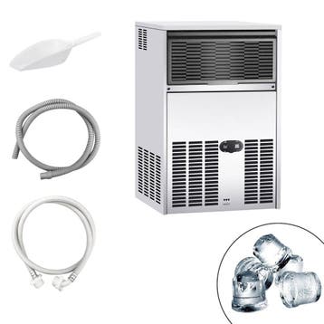 GGM Gastro | IJsblokjesmachine - cilinder - 40 kg/24 h |, Verzenden