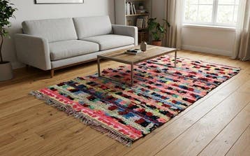 Tapijt - 350 cm - 175 cm - Ambachtelijk Tapijt Multi, Huis en Inrichting, Nieuw