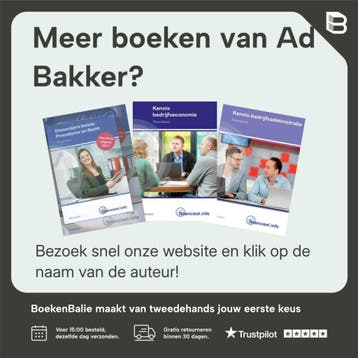 Kennis Bedrijfsadministratie / 2018 / theorieboek /, Boeken, Verzenden, Zo goed als nieuw, Ad Bakker