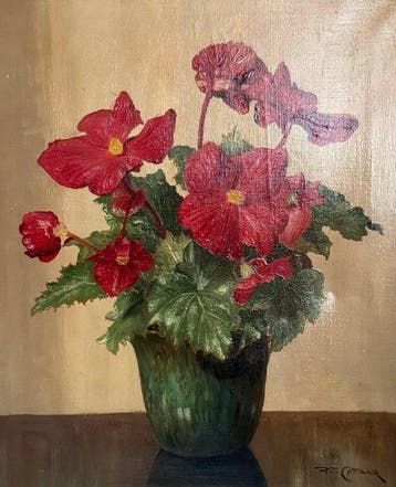 Piet Cottaar (1878-1950) - Klaprozen rood