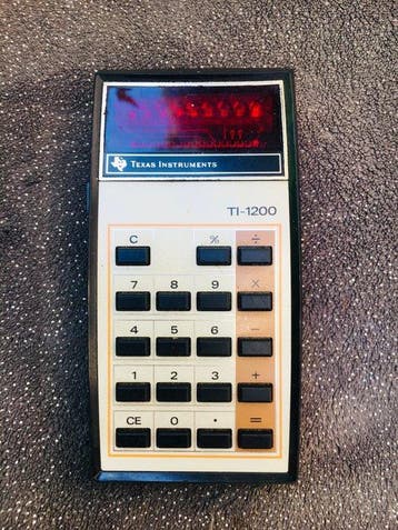 Casio TI-1200 texas instrument - Computer - Zonder originele, Nieuw