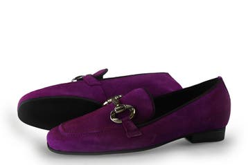 Linea Zeta Loafers in maat 38 Paars, Overige kleuren, Verzenden, Overige typen, Zo goed als nieuw
