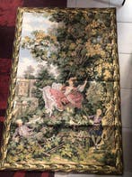 Wandtapijt - 138 cm - 90 cm - Tapisserie des Flandres.
