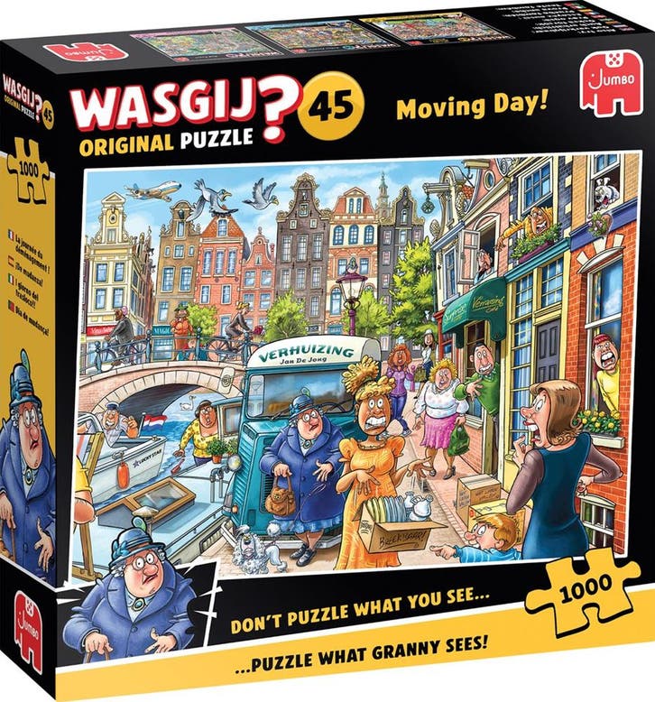 Wasgij Original 45 - Verhuisdag! Puzzel (1000 stukjes) |, Hobby en Vrije tijd, Denksport en Puzzels, Nieuw, Verzenden