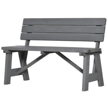 2-zits Tuinbank Hout, Weerbestendige Zitbank, UV-bestendige, Verzenden, Nieuw