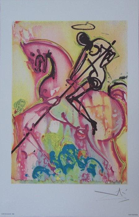 Salvador Dali (1904-1989) - Saint Georges, Antiek en Kunst, Antiek | Overige Antiek