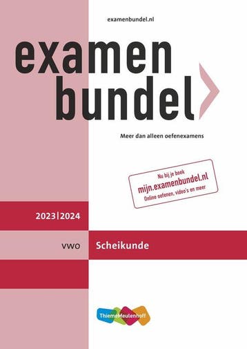 9789006648249 Examenbundel vwo Scheikunde 2023/2024, Boeken, Verzenden, Zo goed als nieuw, J.R. van der Vecht