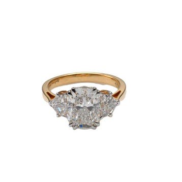 Ring - 14 karaat Roségoud - 2.76ct. tw. Diamant (Lab-grown), Sieraden, Tassen en Uiterlijk, Ringen, Nieuw