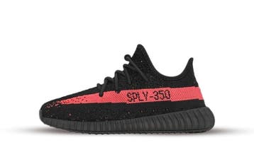 adidas Yeezy Boost 350 V2 Core Black Red (Kids), Nieuw