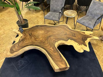 Grote voorraad unieke grillige suar schijven oud eiken delen, Nieuw, Ophalen of Verzenden, 150 tot 200 cm, Overige vormen