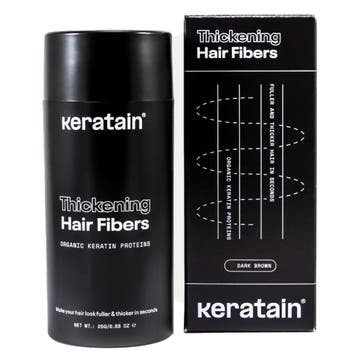 Keratain  Thickening Hair Fibers  Dark Brown  25 gr, Verzenden, Nieuw