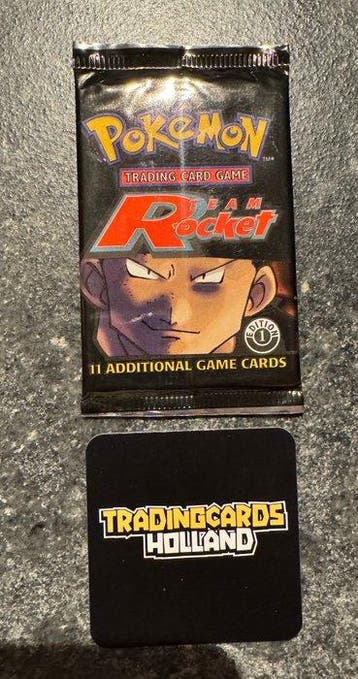 Pokémon - 1 Booster pack - Pokemon Rocket 1st Edition, Hobby en Vrije tijd, Verzamelkaartspellen | Pokémon, Nieuw