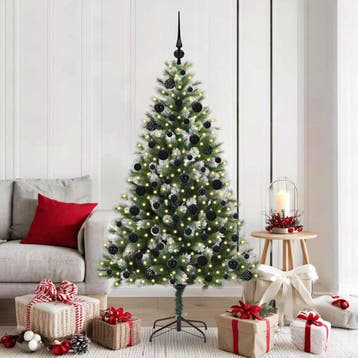 vidaXL Kunstmatige Scharnierende Kerstboom met Bedekte, Verzenden, Nieuw