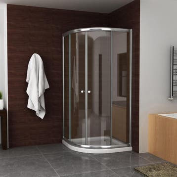 BWS Douchecabine | Kwartronde 80x80x190cm | 5mm Helder glas, Ophalen of Verzenden, Nieuw, Douche