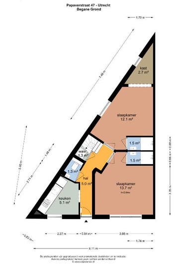 Te huur: Kamer Papaverstraat in Utrecht, Utrecht