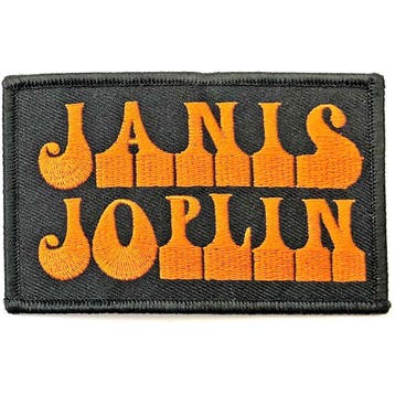 Janis Joplin - Logo - patch officiële merchandise, Ophalen of Verzenden, Nieuw, Kleding