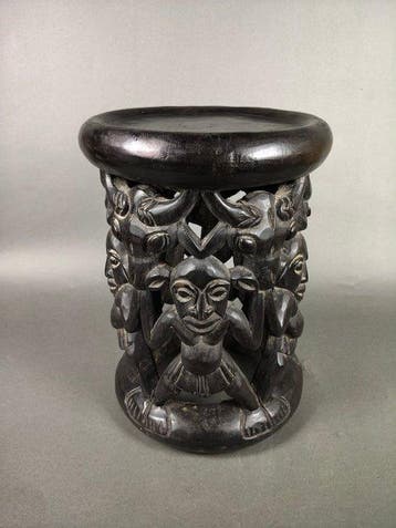 Prachtige kruk - Bamileke - Kameroen (Zonder minimumprijs), Antiek en Kunst