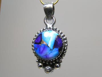 Turquoise Hanger - Hoogte: 34 mm - Breedte: 16.8 mm- 5.53 g