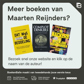Complotdenkers - Maarten Reijnders 9789464247008, Boeken, Verzenden, Zo goed als nieuw, Maarten Reijnders
