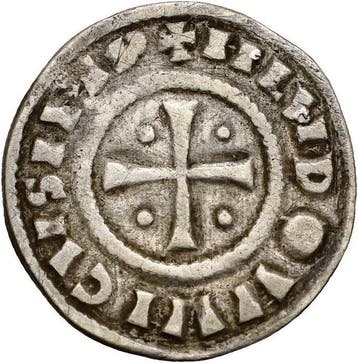 Frankrijk. Louis I le Pieux (814-840). Denier