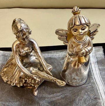 ARDE/Gianni - Beeldje - BALLERINA & ANGEL - 383 g (2) - 925