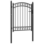 vidaXL Hekpoort EMMEN met gebogen bovenzijde staal 100x98,5, Tuin en Terras, Verzenden, Nieuw